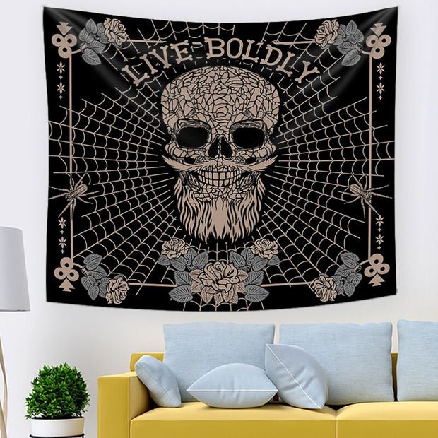 Skull Home Improvement Room Decor Tapestry