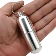 Waterproof Aluminum Alloy Pill Box Portable