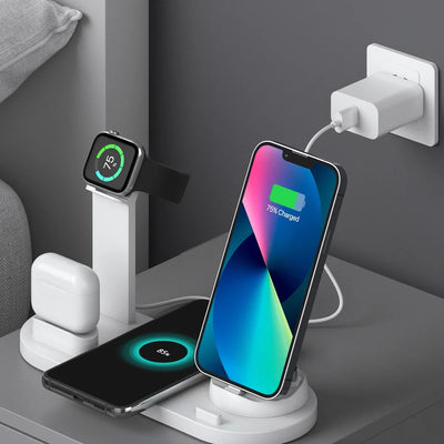 1 Wireless Fast Charging Dock Station Stand Pad