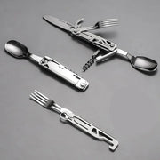 Outdoor Tableware Multi-function Portable Cutlery Equipment