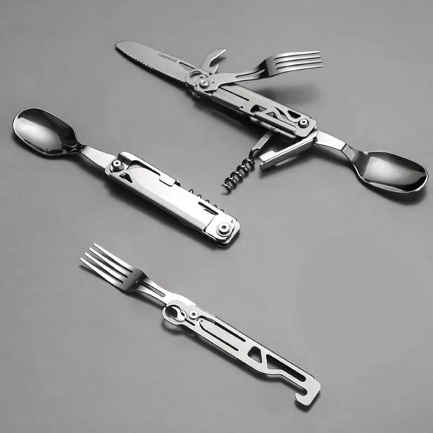 Outdoor Tableware Multi-function Portable Cutlery Equipment