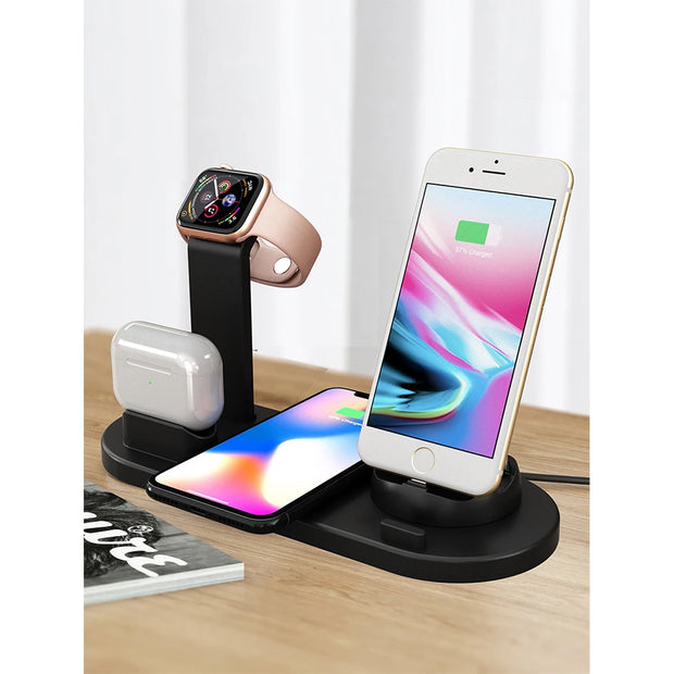 1 Wireless Fast Charging Dock Station Stand Pad